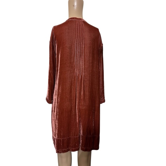 CP Shades Terracotta Velvet Dress - Picture 3 of 6